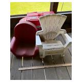 Radio Wagon Seat, Childs Toy & Chair