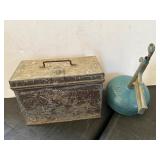 Metal Box of Small Tools & Eel