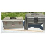 Rubbemaid Step Stool and Craftsman Tollbox &