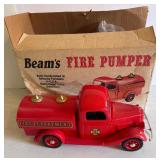 JB Fire Truck Decanter W/Box