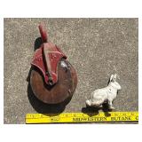 Iron Bunny, Wood Pulley