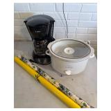 Mr.  Coffeee Coffeee Pot and Rival Crock Pot