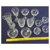 Glass Stemware, Bowls and Pitchers