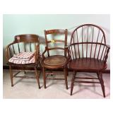 3 Wood Chairs