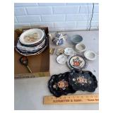 Assorted Plates, Teapot and More