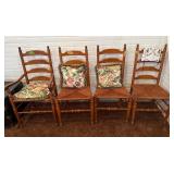 4 Ladder-Back Chairs
