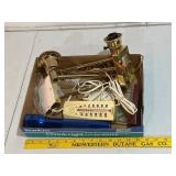 Clock, Thermometer, Flashlight and 2 Wall Mount