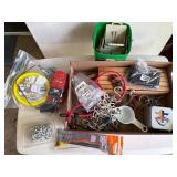 Black +Decker 18v battery and charger and misc