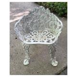 Iron garden chair