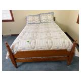 Full Size Bed and Bedding