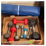 Yiga Mat and Dumbbells