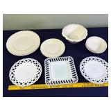 Milk Glass Items and White Dishes