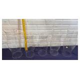5 Hurricane Lamp Chimneys