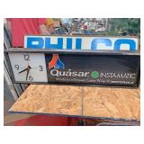 Quasar insta-magic Motorola clock sign