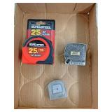 Lot of tape measures