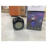 Cyclops talking alarm clock with projector