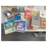 Large book lot to include almanacs dictionaries