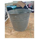 Galvanized bucket