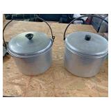 Two aluminum parts
