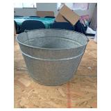 Galvanized bucket