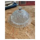 Cut glass dish