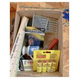 Fly catchers rulers small screw drivers and more