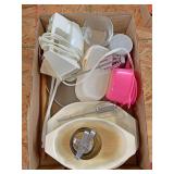 Mixer Pyrex glass cups measuring cups and more