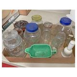 Miscellaneous cookie jars and crout jars
