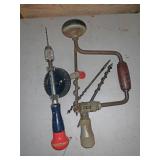Hand crank drill lot