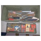 Metal toolbox to include small framing nails