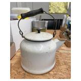 Enamel tea kettle