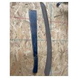 Machete and blade