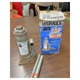 Silver bottle jack