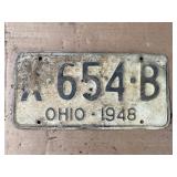 1948 Ohio license plate