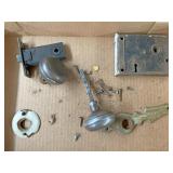 Vintage door knob and hardware