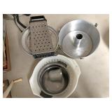 Cheese grater cake pan and Moore