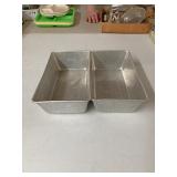 Two bread pans