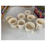 Antique coffee mugs