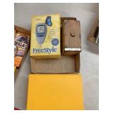 Blood glucose monitoring system and box