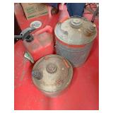 Three gas cans