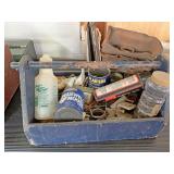 Toolbox full of miscellaneous hardware