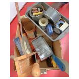 Miter box pop rivets and more