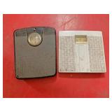 Two bathroom scales