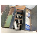 Sylvania radio parts box with miscellaneous