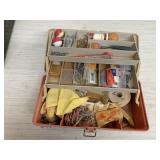 Tacklebox with sinkers and hooks
