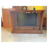 Homemade TV box with flatscreen Vizio TV