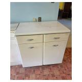 Four-door metal countertop