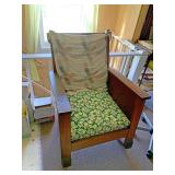 Wooden rocking chair