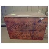 Large golden sun coffee Toledo Ohio box