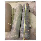 Pair of steel air tanks